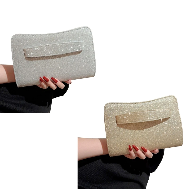 2023 NEW Wedding Clutch Cocktail Crossbody Shoulder Bag Sparkling Evening Bag Party Banquet Lady Purse Glitter Handbag