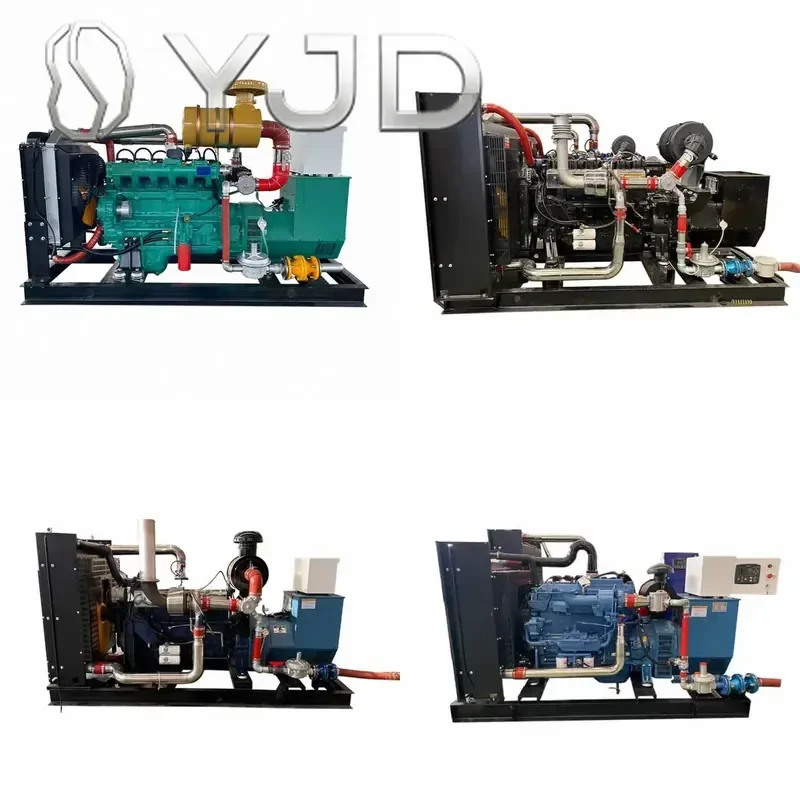 Junwei 300KW Natural Generator with 24V DC Electric Start Water Cooled CHP/Parallel Operation