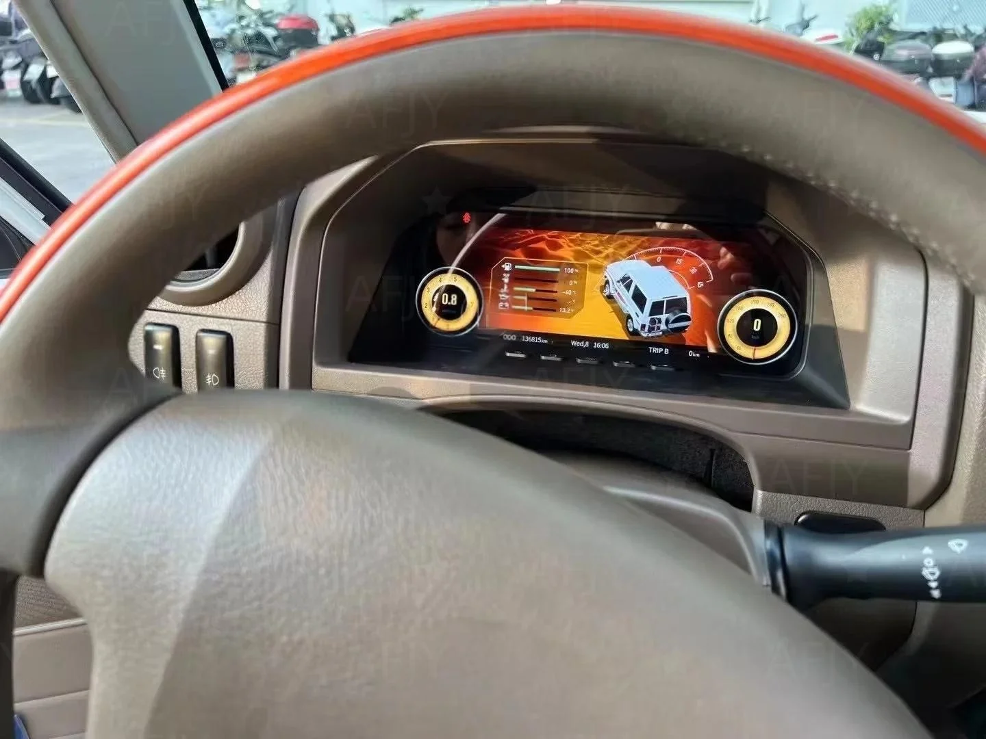 For Toyota Land Cruiser LC70 LC75 LC76 LC79 2007-2024 LCD Digital Dashboard Cluster Virtual Instrument Panel Speedometer Cockpit view 6