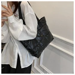 New Fashion Bag Women's Bag Crossbody Bag Korean Style Space Cotton Bag Shoulder Bag Handbag Plaid Bag Trendy Bag