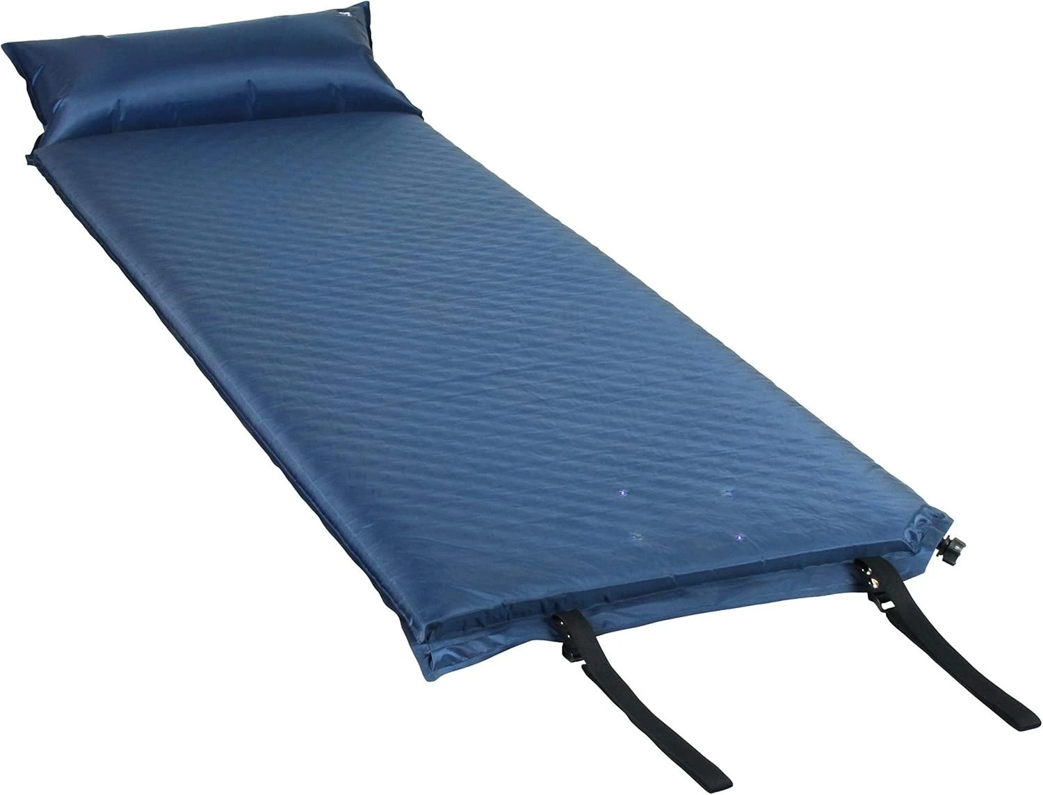 Lightweight Self-Inflating Camping Pad Built-In Support Foam Attached Pillow Quick Deflate Design No Extra Pump Required For Tent Camping