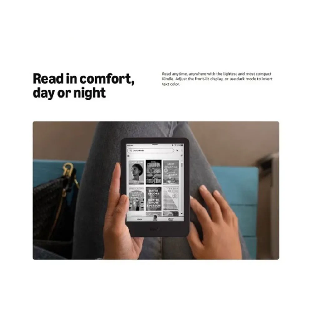قارئ كتب كيندل 16G قارئ الكتب الإلكترونية 6 بوصة قارئ الكتب الإلكترونية أخف قارئ كتب كيندل المصابيح الأمامية القابلة للتعديل