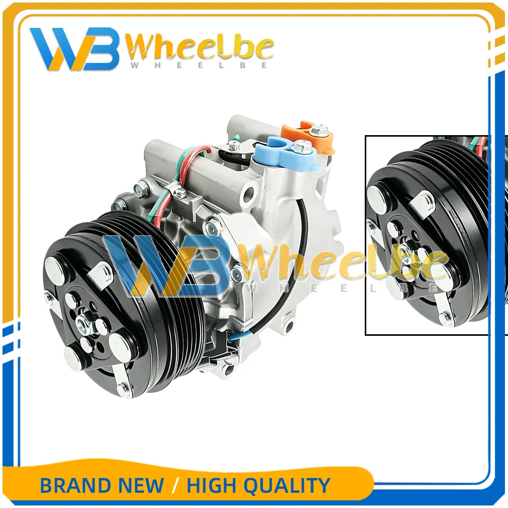 38810PWAJ02 AC Compressor For Honda Jazz 2002-2008 38810PWA006 38800PCMA02 38800-P14-006 38810-PWA-J02 38810-PWA-006 38800P14006