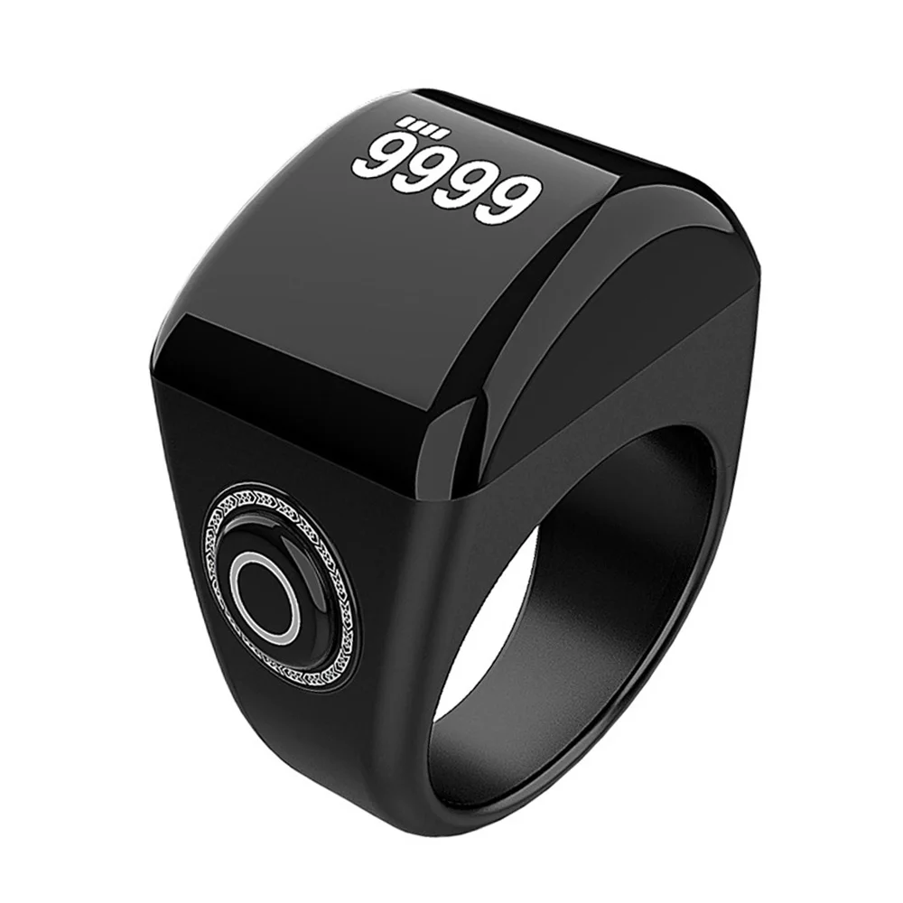 Middle East Worship Azanclock Prayer Counting Smart Ring App Controlled Bluetooth Ring Counter