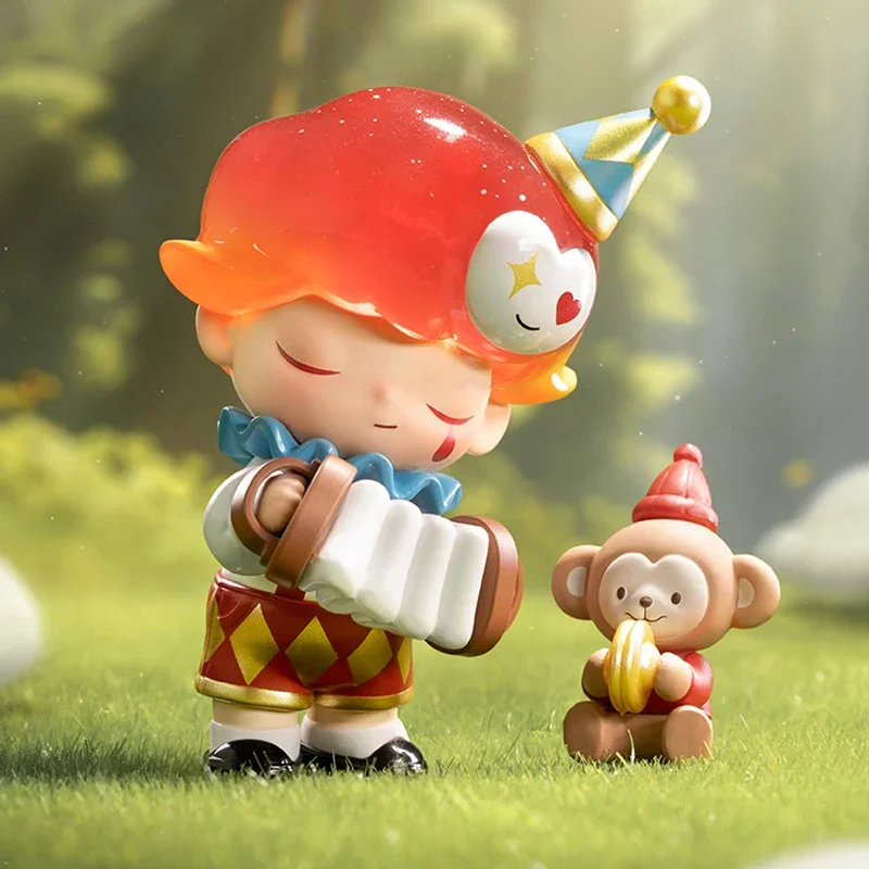 POPMART DIMOO نحن جميعًا سلسلة الأداء صندوق أعمى تخمين حقيبة ألعاب أصلية دمية لطيف أنيمي الشكل الحلي هدية