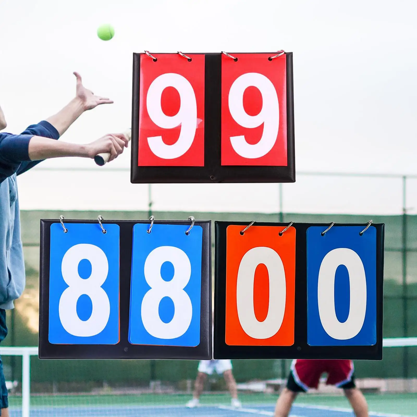 Multipurpose Table Top Scoreboard Sports Scorekeeper Removable Portable Score