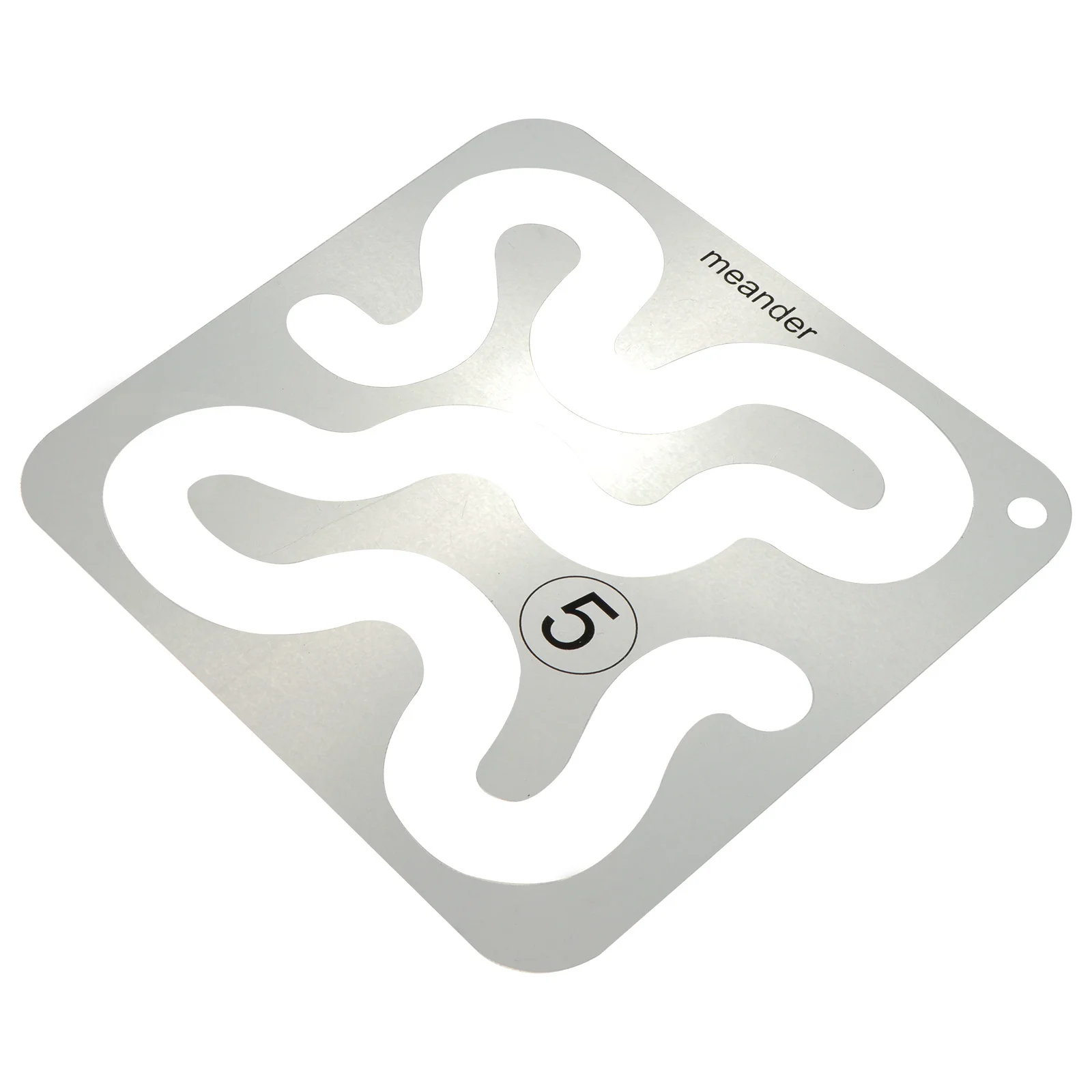 1 قطعة مسطرة خياطة اللحف المرقعة قالب خياطة أكريليك دليل القطع المجوف للنسيج الحرفية أداة قياس خياطة ذاتية الصنع #5