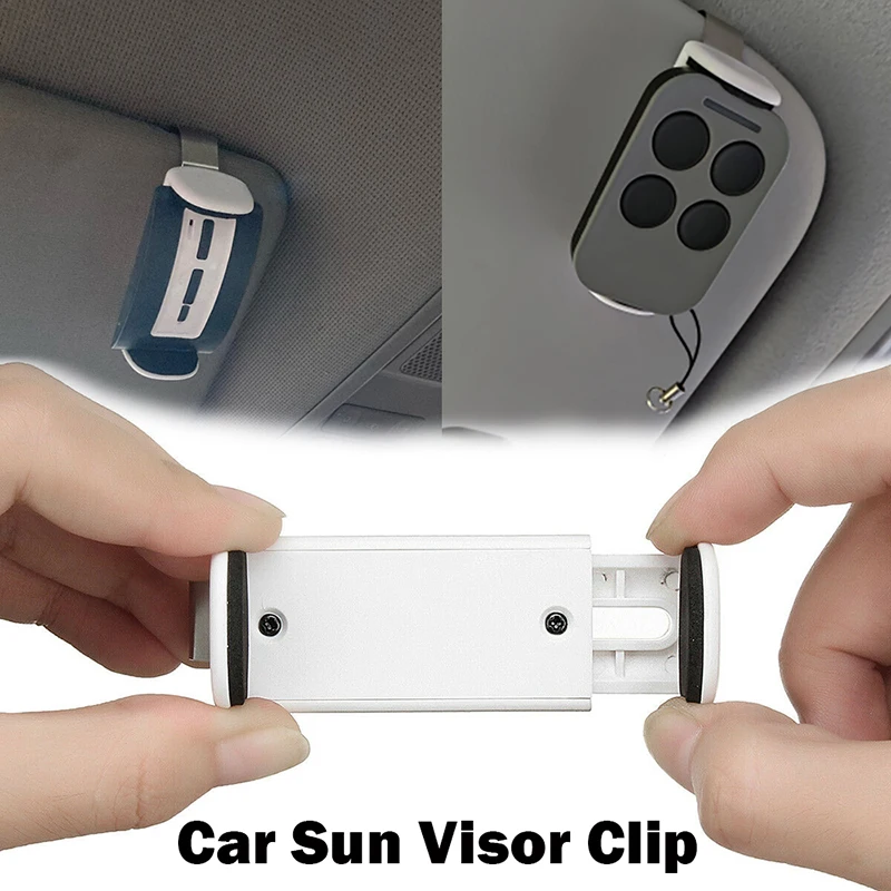 

Car Remote Control Key Bracket Car Sun Visor Clip Fixed Adjustable 47-70mm Garage Door Command Controller Gating Accessory Clip