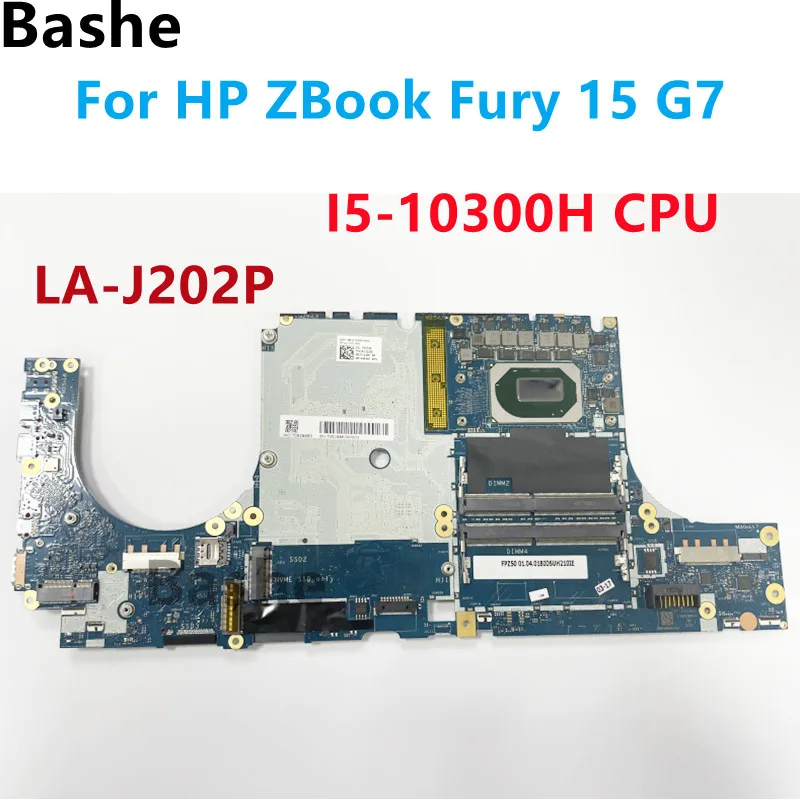 

Материнская плата для ноутбука HP ZBook Fury 15 G7 FPZ50 с процессором I5-10300H, полностью протестирована и работает