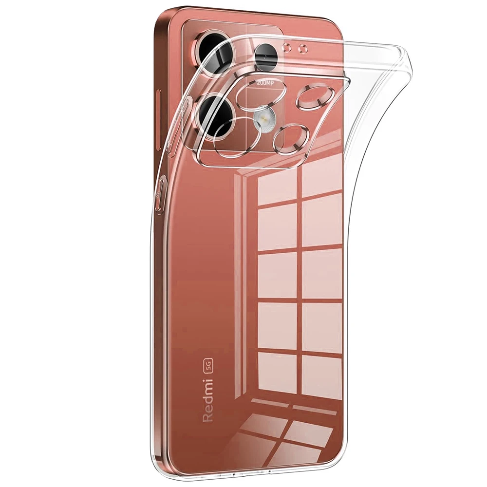 

High Quality Silicone Case For Xiaomi POCO X7 X6 X5 X4 X3 F6 F5 Pro F4 F3 5G Ultra Thin Transparent Clear Back Cover Soft Shell