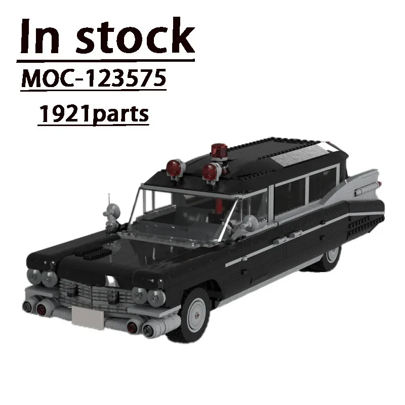 

MOC-123575 Black Car Assembly Splicing Building Block Model • 1921 Parts Building Blocks Boy Christmas Custom Day Gift Toys