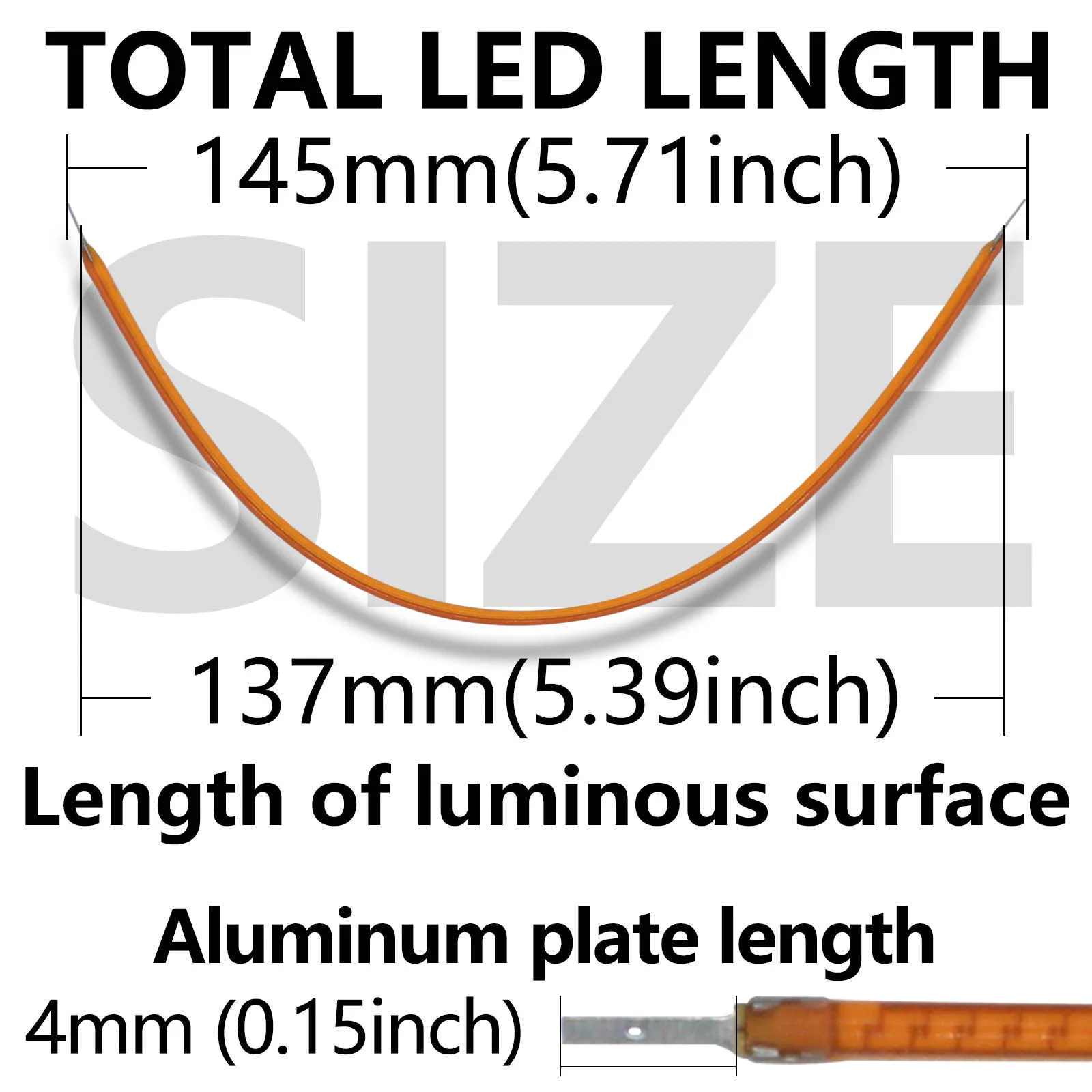 Filament LED Flexible pour décoration de noël, 145MM, dc 3v, 100ma, rouge, bleu, vert, rose, pièces d'ampoule rétro Edison