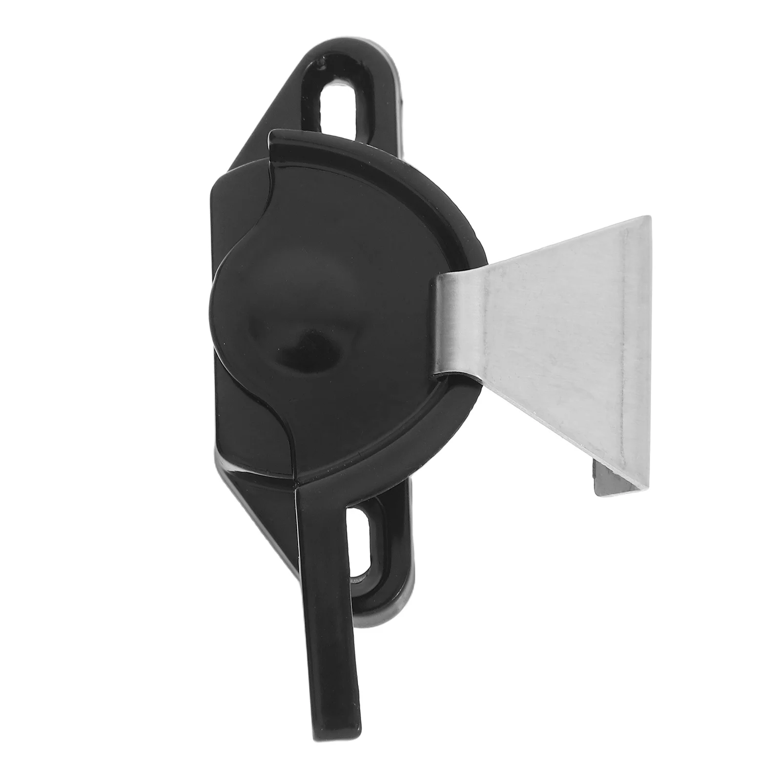 

Sliding Window Security Lock Aluminum Alloy Crescent Lock Buckle for Casement Windows Sliding Door Latch Replacement Parts Black