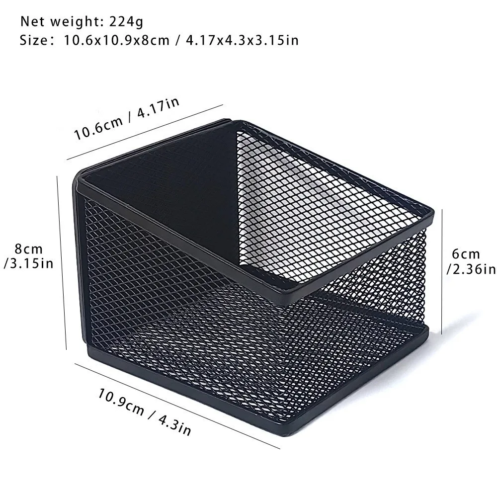1/6pcs Iron Mesh Magnetic Tea Bag Holder Magnetic Wall Mount/Desktop Use Fridge Tea Bag Organizer Tea Packet Storage Rack view 6