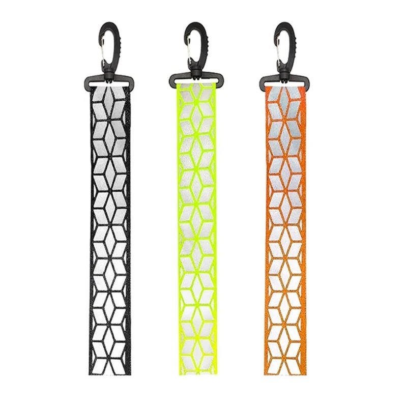 

Visible Reflective Keychain for Kids and Adults, Safety Reflector, Reflective Pendant, Backpack, Jackets, Collar Key