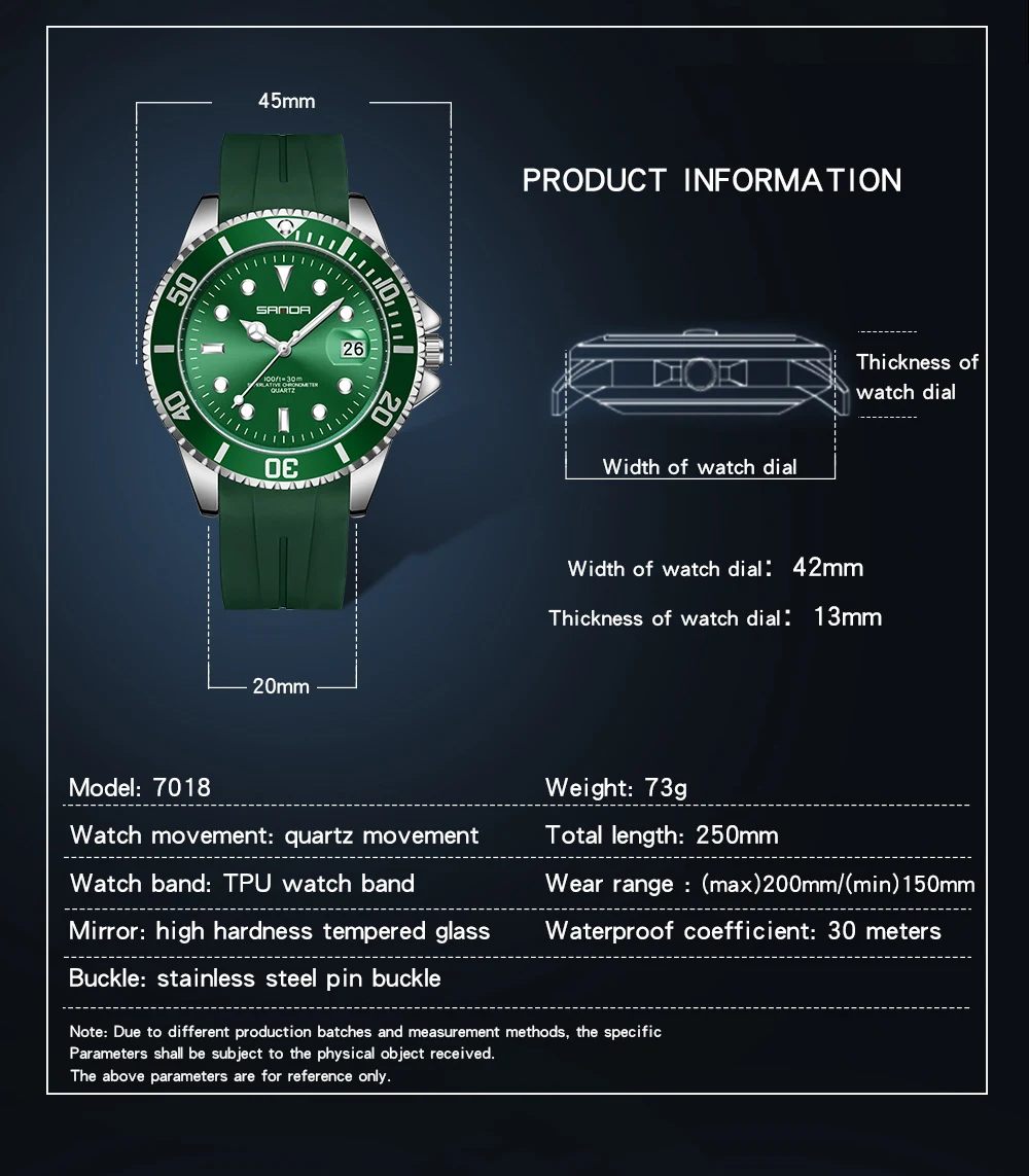 Men's Luxury Waterproof Quartz Watch