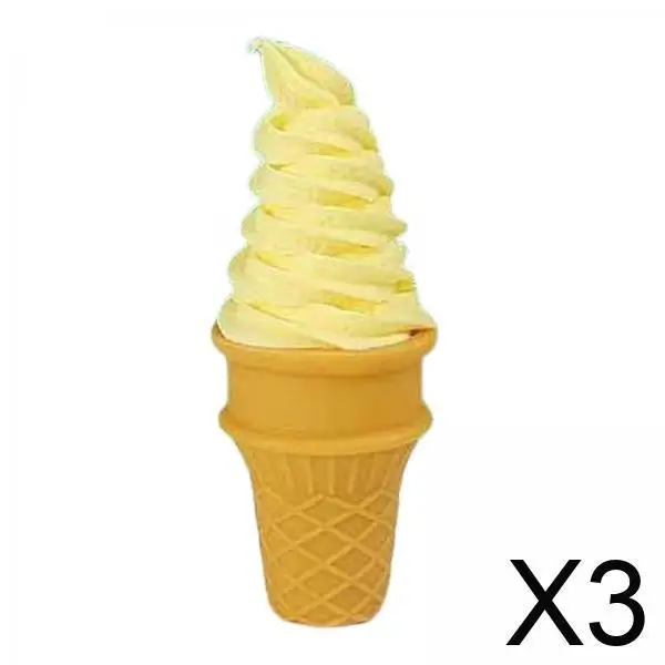 

Муляж мороженого в вафельной рожке из ПВХ, реалистичная имитация еды, реквизит для фотосъемки в магазинах