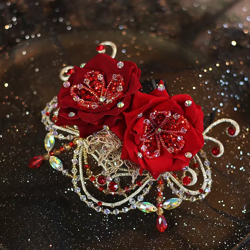 

Сверкающий балетный цветок, боковой зажим Don Quixote Paquita, вариационный хрустальный головной убор, заколка для волос для соревнований