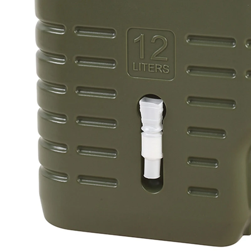 Camping Water Container Water Bucket Portable Water Tank With Spigot, For Hiking Picnic BBQ, 12L