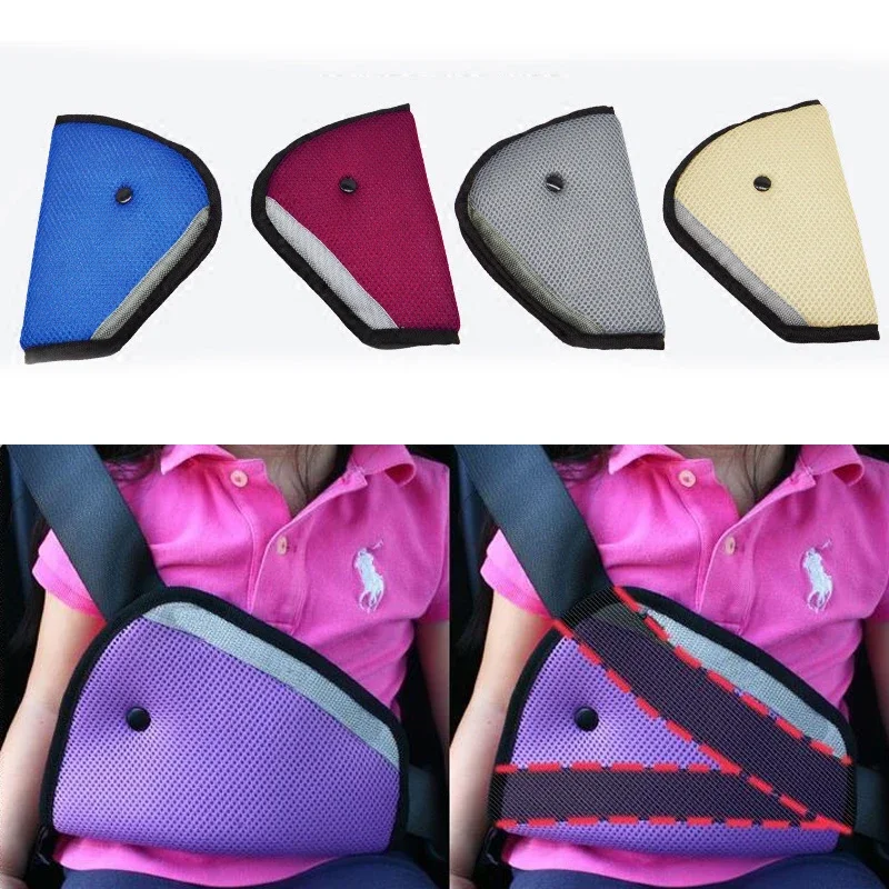 

Car Children's Belt Triangle Fixer Mesh Anti Strangulation Neck Infant And Toddler Car Triangle Bag Seat Belt Accessories