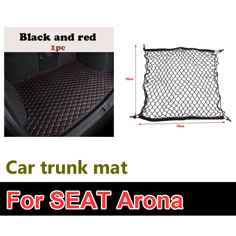 Car Trunk Mats For SEAT Arona KJ7 2018~2022 Waterproof Pad Car Mat Model Y Trunk Mat Alfombrillas Coche Car Accessories Interior