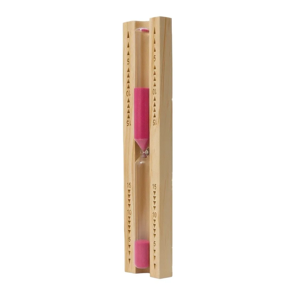 Sauna Hourglass 32x6x4cm Beech Wood Fast Measurement Timer For Home Sauna Room Heat Resistant Decorative Accessories