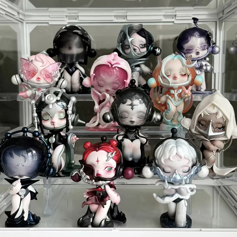

POP MART SKULLPANDA The Sound Series Blind Box Toys Kawaii Anime Blind Box Action Figure Mystery Box Dolls Girls Gift