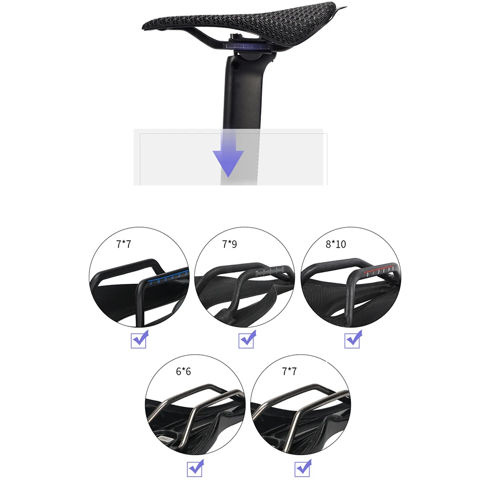 

320mm Carbon Post Ultralight Seatpost For Leisure Cycling Lightweight Design Screw Angle Adjustment High-strength Material