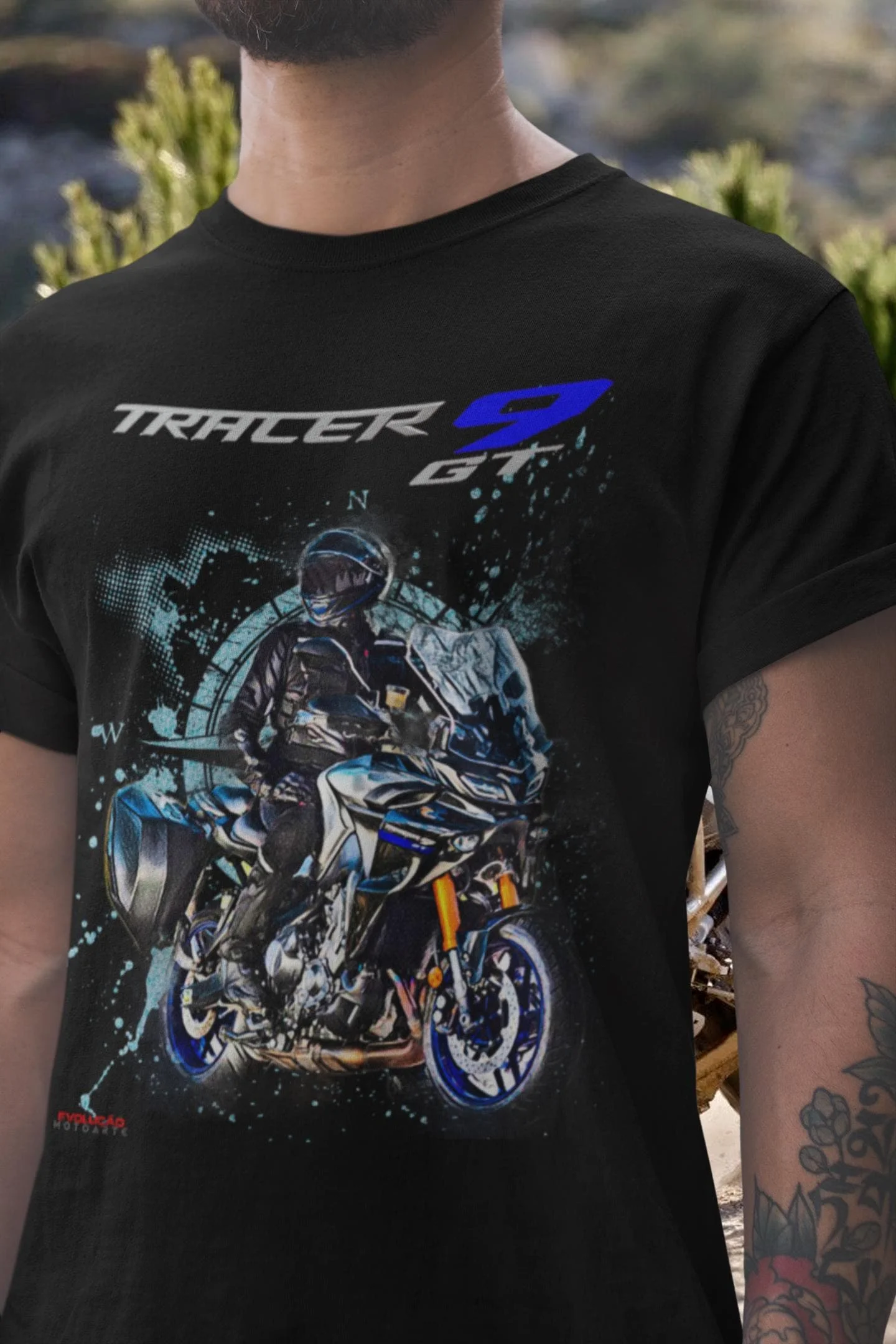 Tracer 9 GT T Shirt High Performance Sport Tourer Motorcycle Tee CP3 Rider Top for  Fans Tech Adventure Gift T-shirt