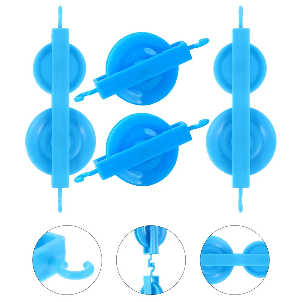 

4Pcs Mechanic Teaching Equipment Physics Experiment Pulley School Classroom Durable Plastic Physics Teacher Supplies Tool