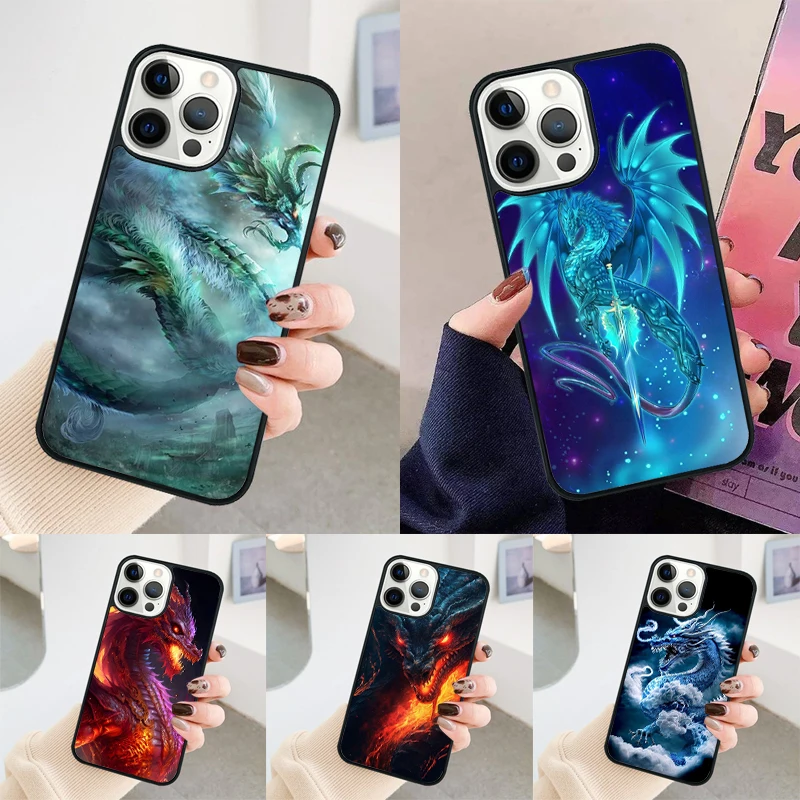 Legendary Dragon phone case Cover For iPhone 14 15 16 Pro Max SE 2020 coque For apple 11 12 13 Pro Max Mini 7 8 Plus