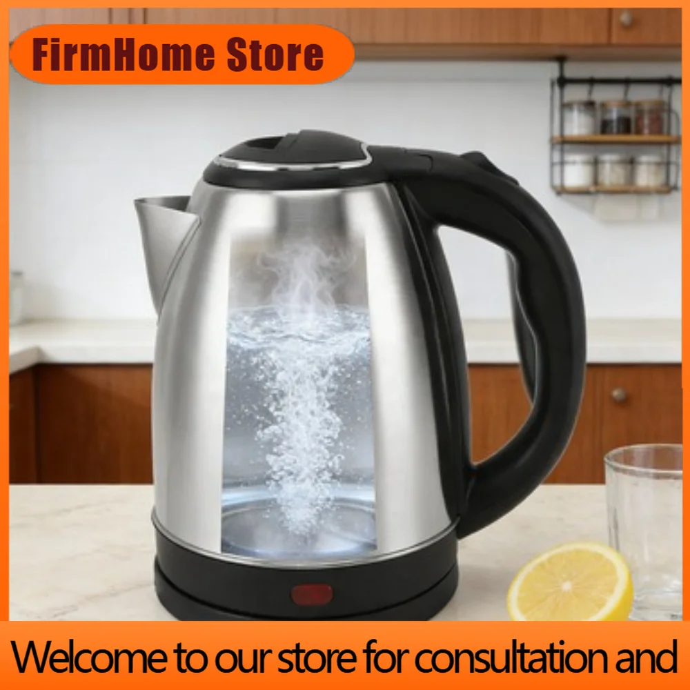 FirmHome StoreElectric Kettle 2L With Auto Shut-Off, Stainless Steel Fast Boiling Water Boiler For Tea & Coffee