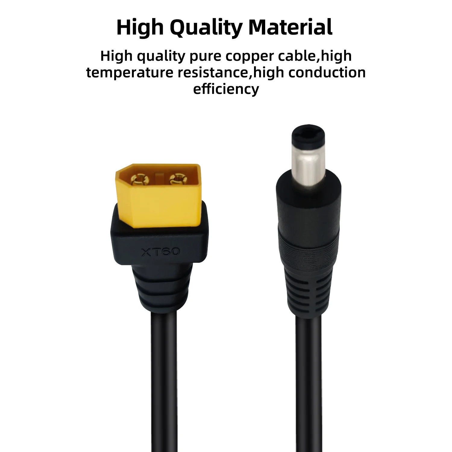 2pcs 16AWG High Current XT60 DC Power Cable for RC Airplane Toy Car/Electric Car/B6 Charger Battery 15ADC Power Connection Cable