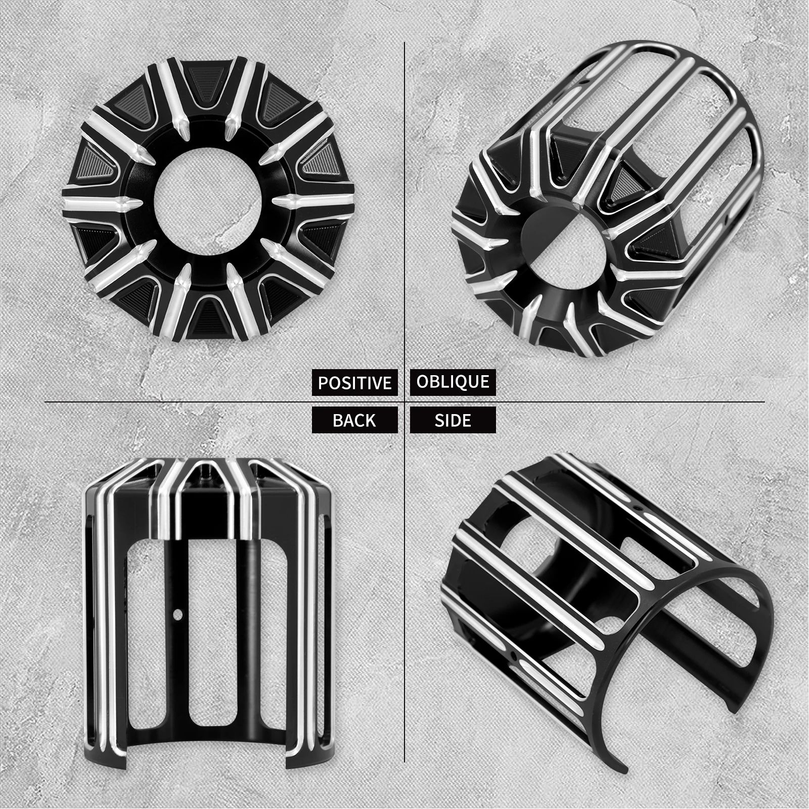 Coperchio filtro olio coperchio griglia olio alluminio Billet per Harley Sportster 883 1200 Iron XL Touring Softail Dyna tutti i modelli