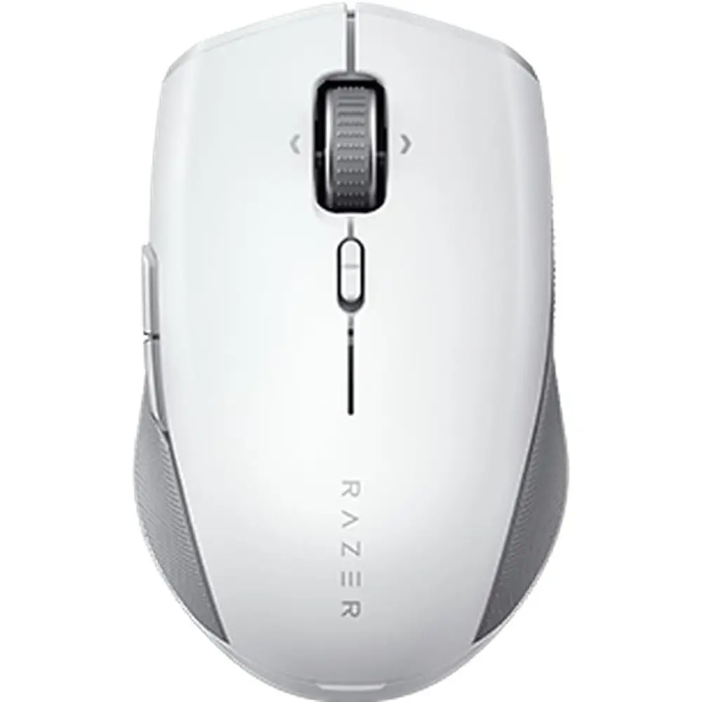 Silent Tactile Wireless Mouse: Compact Design, HyperScroll, 4-Device Connectivity, 7 Programmable Buttons
