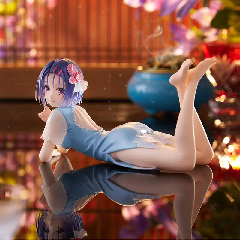 

130mm Genuine TAITO To LOVE-Ru Desktop Cute Haruna Sairenji Cheongsam Anime Action Figure Model Toys Gift for Birthday