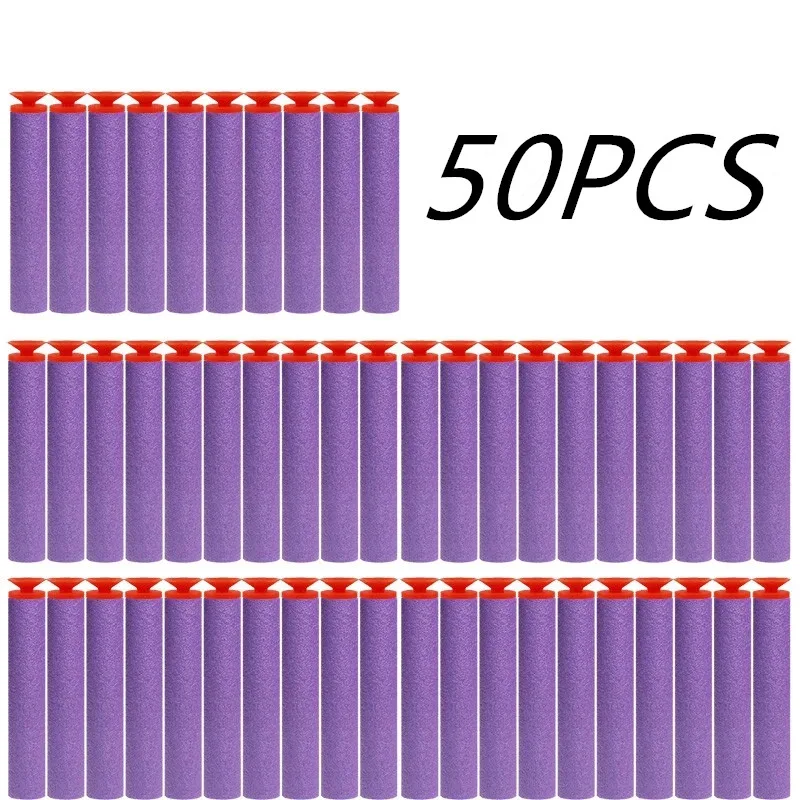 Zachte EVA Foam Kogels Holle Gat/Effen/Sucker Head Refill Darts Voor Kinderen Volwassen Speelgoed Pistool Nerf Zombie Strike Blasters Accessoires