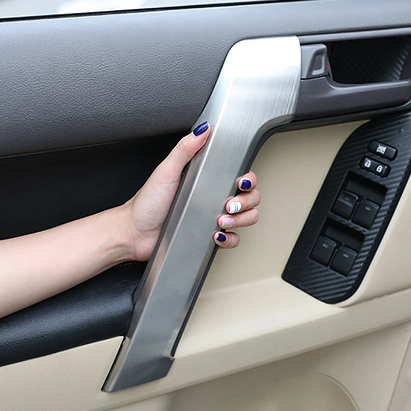 Stainless Steel Door Handle Decorative Cover for Toyota Land Cruiser Prado 150 Lc150 2010-2023 2022 Tuning Upgraded Accessories