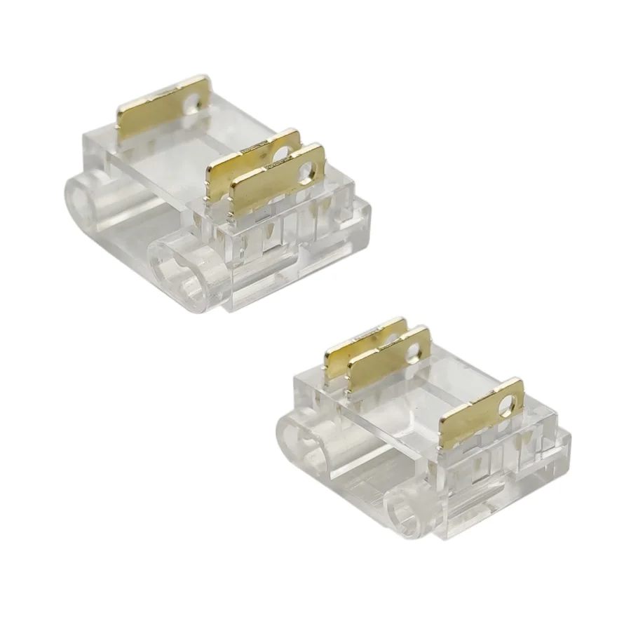 

3-Pin 12mm COB LED Strip Connector for Solderless Strip-to-Wire Joints on COB LED Light Strips