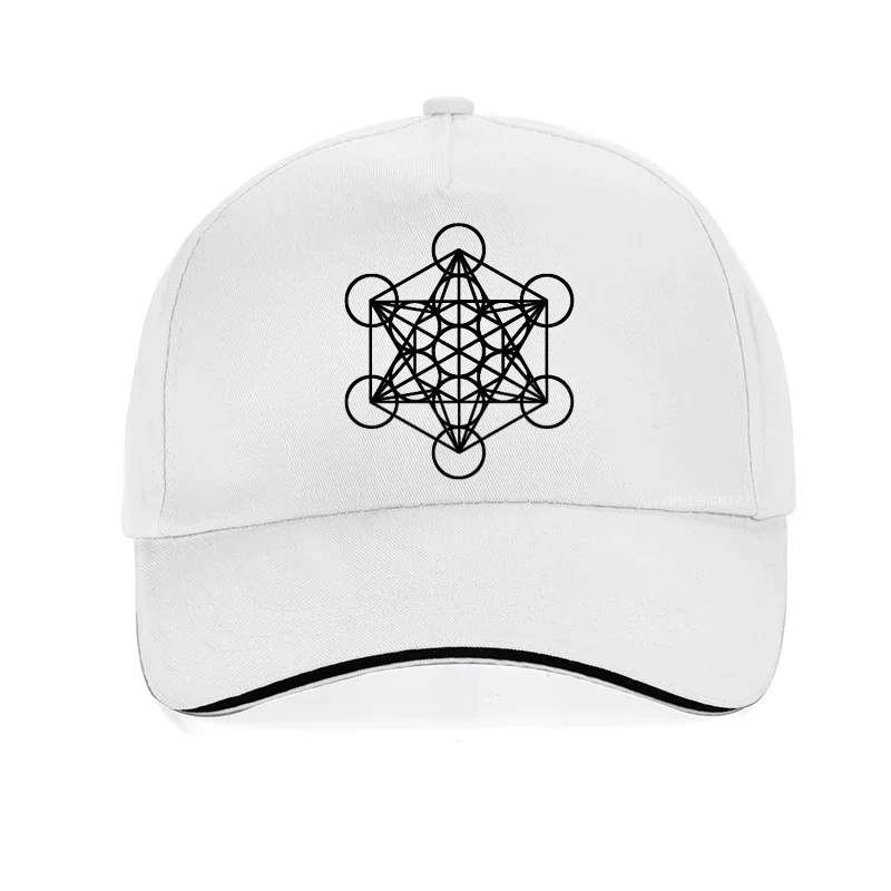 Angel Seal Archangel Metatron printing Baseball Cap Women Men Sacred Geometry Amulet Religious Spiritual Unisex hat Garros