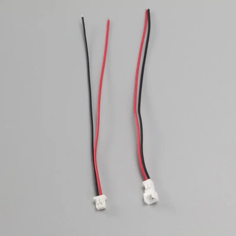 10pcs 100mm Mini Micro JST Connector Set 1.25mm Cable with 2/3/4/5/6 Pin Male Female Plug 2P for Electronic Components