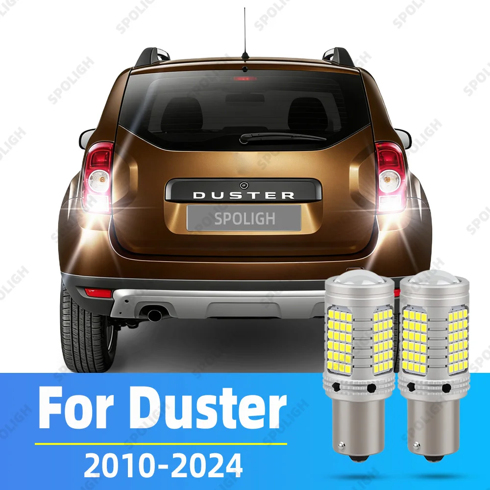 

2pcs LED Reverse Light For Dacia Duster HS HM PYM PYN VAN Accessories 2010-2019 2020 2021 2022 2023 2024 Backup Back Up Lamp