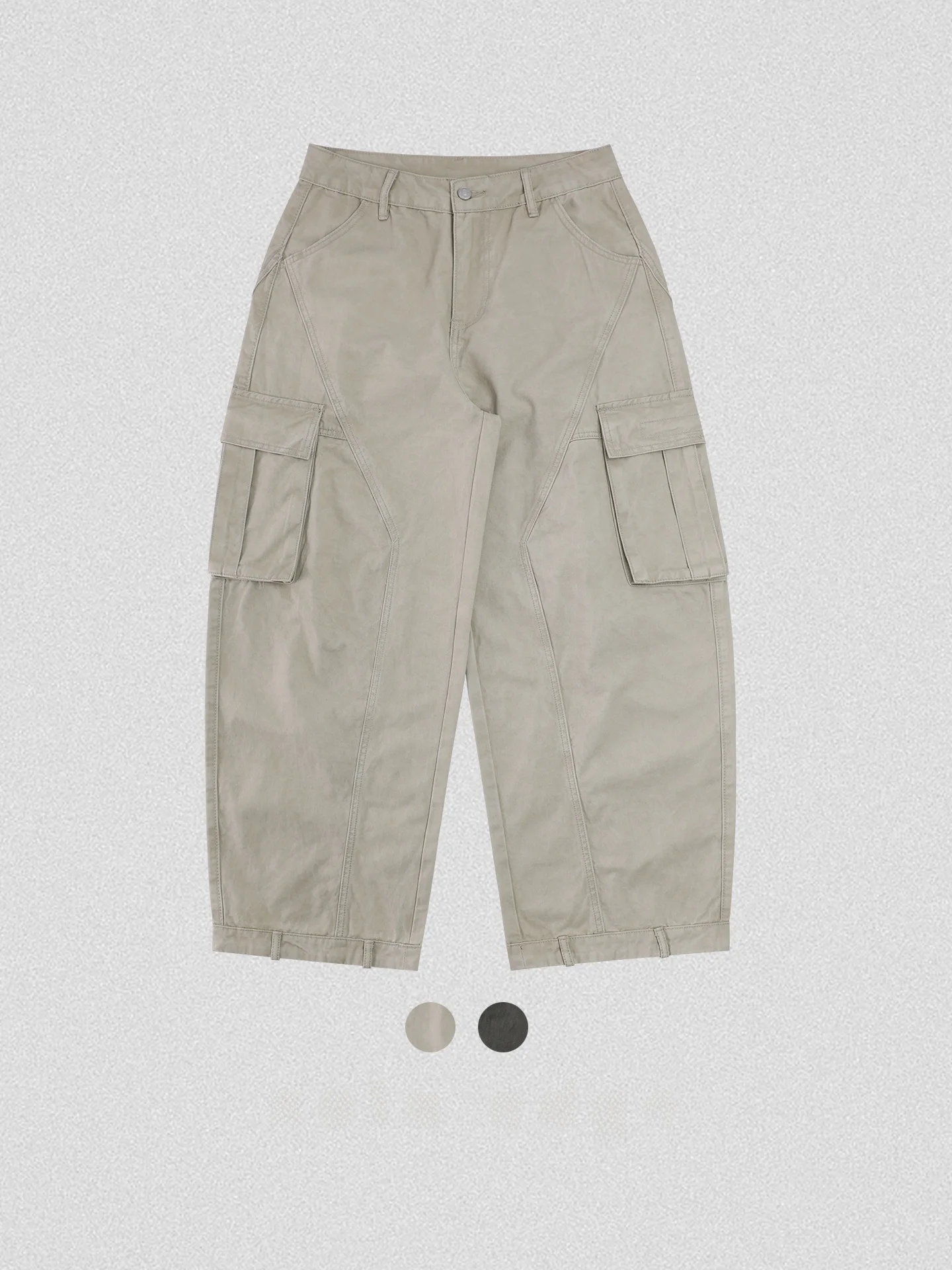 

Nolo Studio Loose Fit Cotton Work Trousers Men's Long Pants Casual Straight Leg Breathable Comfortable ex Trousers