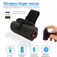 Universal 2.4GHz USB Wireless Finger Rings Optical Mini Mouse 1600Dpi For Notebook Laptop Tablet Desktop PC Mouse Dropshipping