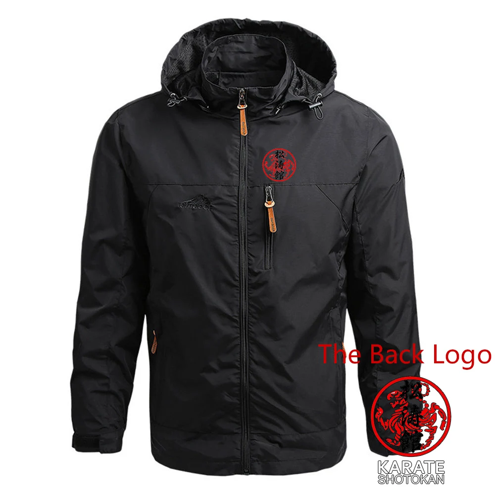 

Shotokan Karate 2023 Men's New Solid Color Windbreaker Jacket Zipper Hoodies Sweatshirts Waterproof Coats Pullover Tops Clothes