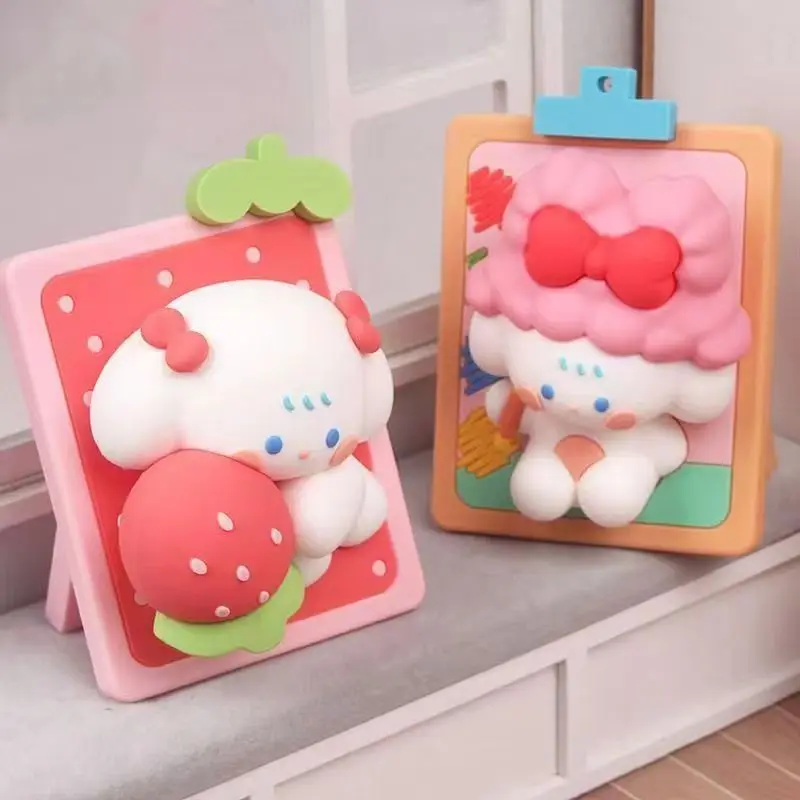 New Kawaii Cartoon Puppy Blind Box Fufubai Series Surprise Lucky Mystery Box Box Cute Doll Dog Pvc Pendant Doll Children Toys