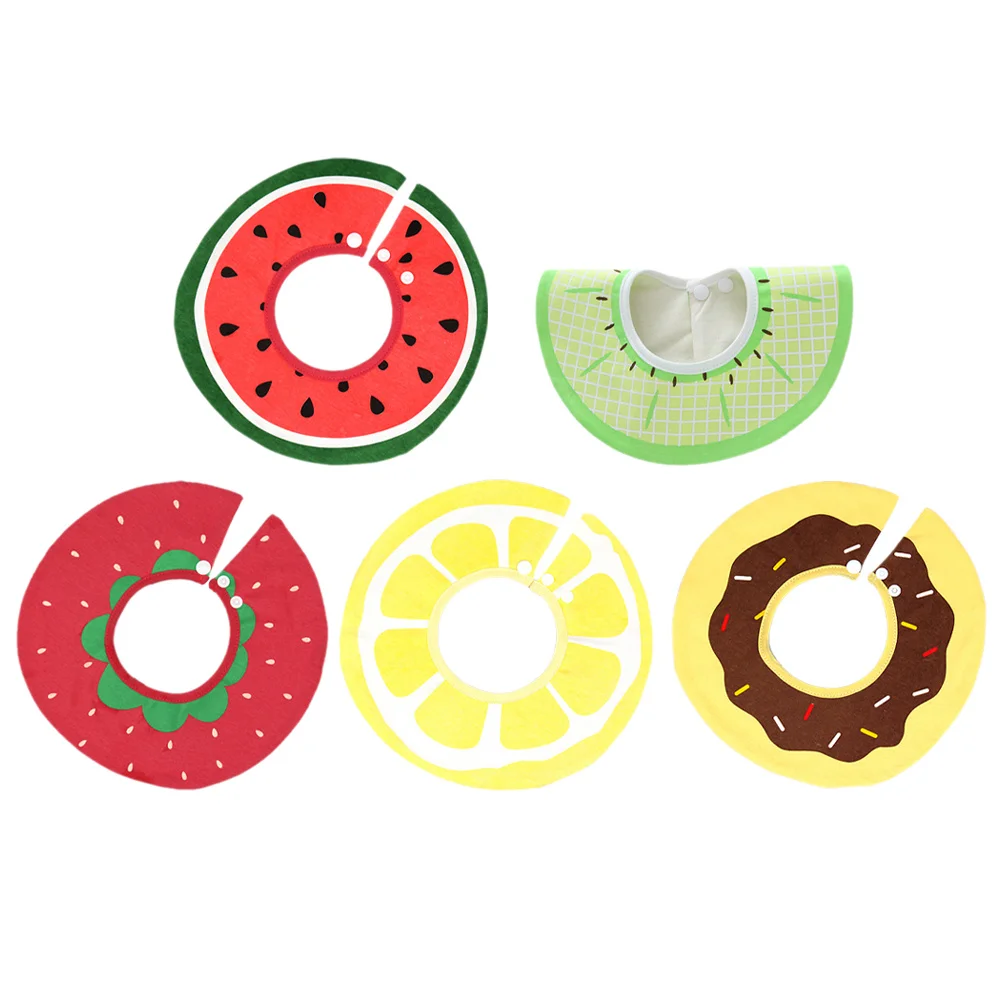 5 pçs rotativa snap babadores de algodão absorvente bebê recém-nascido alimentação bandana babadores infantis bebê babando toalhas saliva toalhas