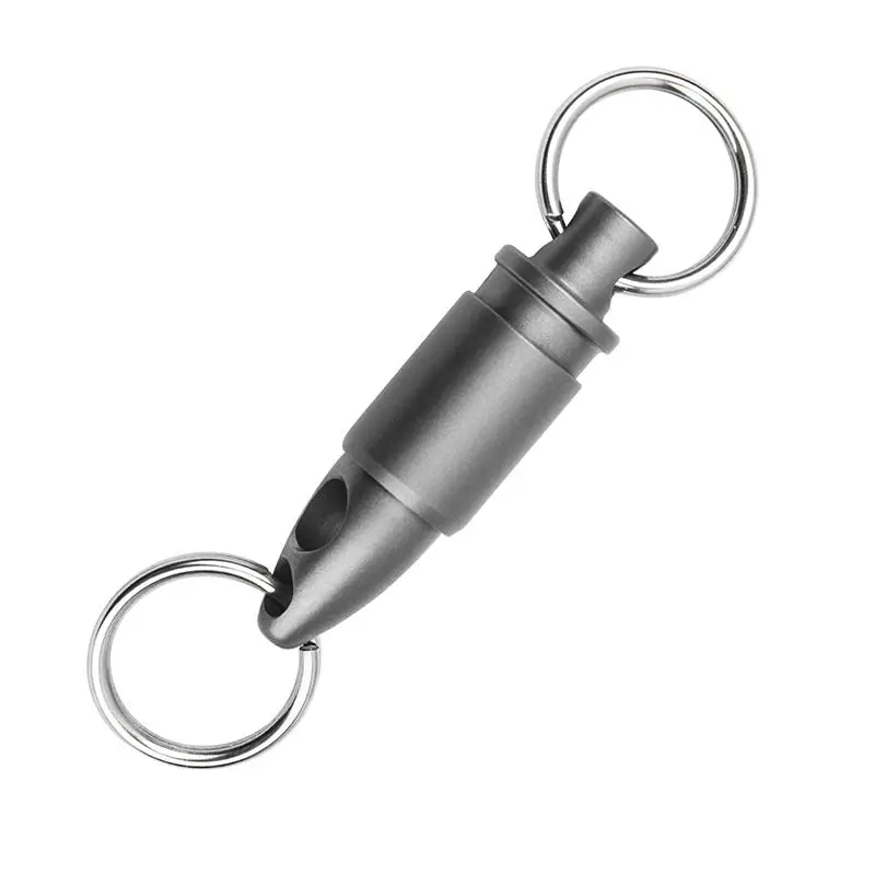Titanium Alloy Universal Keychain Car Keyring Portable Mini Rotating Ring Buckle Tools