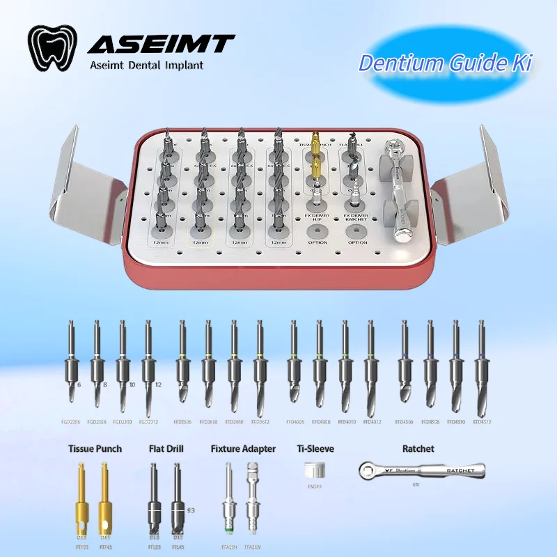 ASEIMT Dentium Surgical Guide Kit Drill Positioning Guide Dental Implant One Kit Dental Im