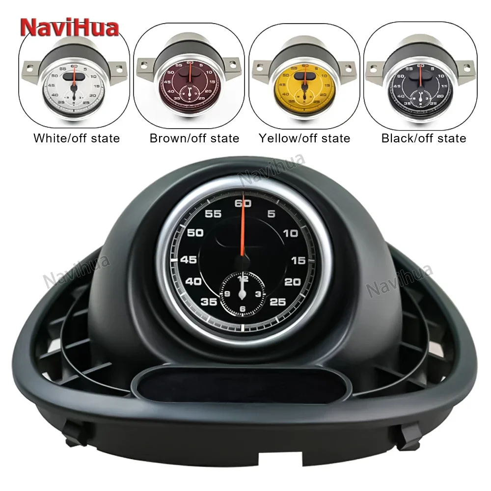Jauge de température d'huile de sortie d'air de tableau de bord de voiture pour Mini Cooper F55 F56, jauge de température d'eau, jauge de suralimentation, accessoires de décoration intérieure